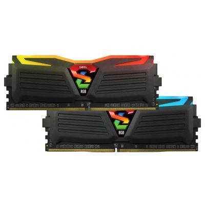 Модуль памяти для компьютера DDR4 16GB (2x8GB) 2666 MHz Super Luce RGB GEIL (GLS416GB2666C16ADC)