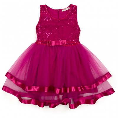 Плаття Breeze з фатіновой спідницею (14502-134G-fucsia)