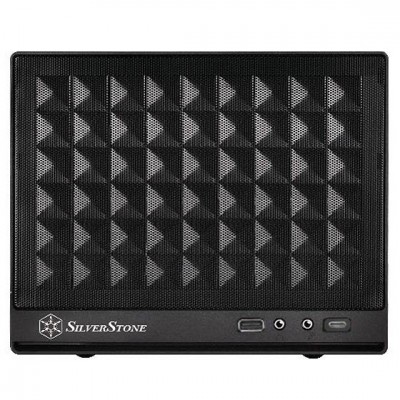 Корпус SilverStone SUGO SG13B-C, MiniITX,USB Type-C x1,USB3.0x1,сітка (передня панель),без БЖ,чорний