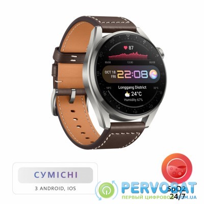 Смарт-часы Huawei Watch 3 Pro Classic Titanium (55026781)