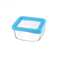 Контейнер Bormioli Rocco Frigoverre квадр. із синьою кришкою, 15*15 см, 750 мл Контейнер Bormioli Rocco Frigoverre квадр. із синьою кришкою, 15*15 см, 750 мл