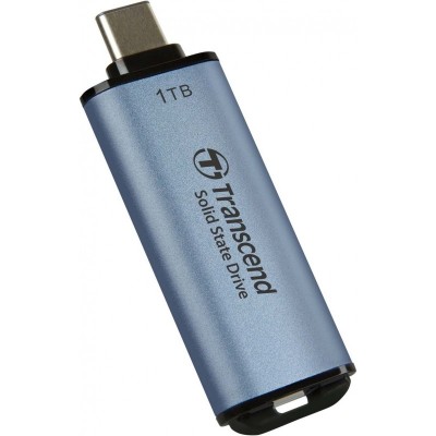 Портативний SSD Transcend 1TB USB 3.1 Gen 2 Type-C ESD300 Синій