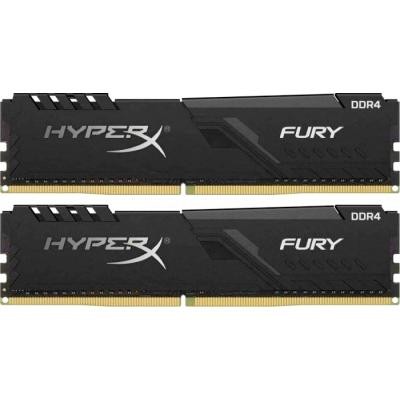 Модуль пам'яті для комп'ютера DDR4 16GB (2x8GB) 3200 MHz HyperX FURY Black Kingston (HX432C16FB3K2/16)