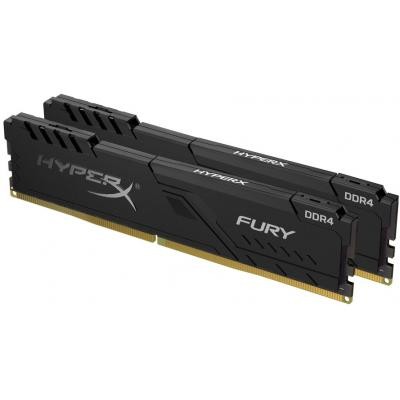Модуль пам'яті для комп'ютера DDR4 16GB (2x8GB) 3200 MHz HyperX FURY Black Kingston (HX432C16FB3K2/16)