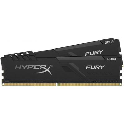 Модуль пам'яті для комп'ютера DDR4 16GB (2x8GB) 3200 MHz HyperX FURY Black Kingston (HX432C16FB3K2/16)