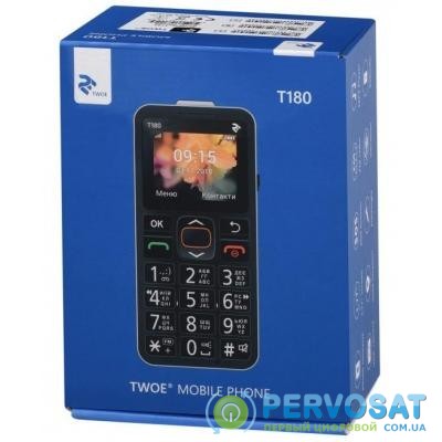 Мобильный телефон 2E T180 Black (708744071125)