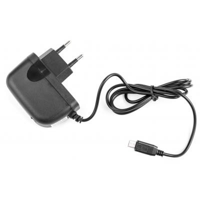 Зарядний пристрій Drobak with Cable 220V-USB black 5V, 550mA (905324)