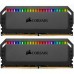 Модуль пам'яті для комп'ютера DDR4 32GB (2x16GB) 3000 MHz Dominator Platinum RGB Black CORSAIR (CMT32GX4M2C3000C15)
