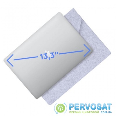 Чехол для ноутбука AirOn 13,3" Premium Grey (4822356710620)