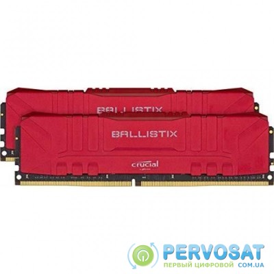 Модуль памяти для компьютера DDR4 32GB (2x16GB) 3600 MHz Ballistix Red Micron (BL2K16G36C16U4R)