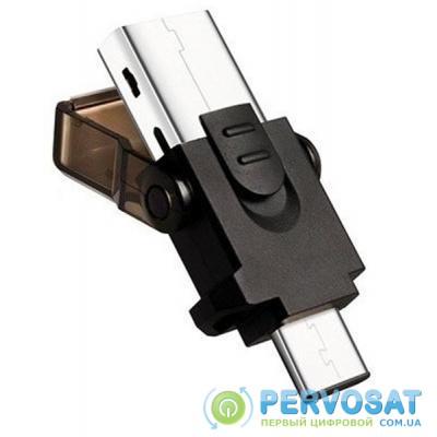 Считыватель флеш-карт ADATA microSD to USB A/C 3.1 (ACMR3PL-OTG-RBK)