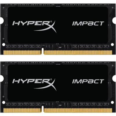 Модуль памяти для ноутбука SoDIMM DDR3L 8GB (2x4GB) 1600 MHz HyperX Impact HyperX (Kingston Fury) (HX316LS9IBK2/8)