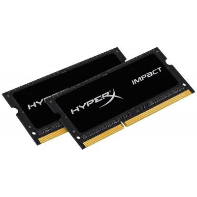 Модуль памяти для ноутбука SoDIMM DDR3L 8GB (2x4GB) 1600 MHz HyperX Impact HyperX (Kingston Fury) (HX316LS9IBK2/8)