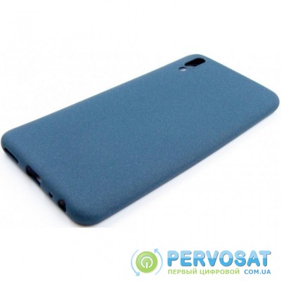 Чехол для моб. телефона Dengos Carbon Vivo Y1s, blue (DG-TPU-CRBN-110)