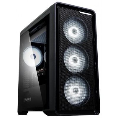 Корпус Zalman M3 Plus, без БЖ, 1xUSB3.0, 2xUSB2.0, 4x120mm White LED, TG Side Panel, mATX, чорний