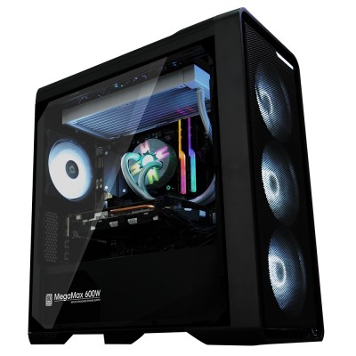 Корпус Zalman M3 Plus, без БЖ, 1xUSB3.0, 2xUSB2.0, 4x120mm White LED, TG Side Panel, mATX, чорний