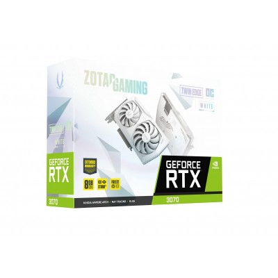 Відеокарта ZOTAC GeForce RTX 3070 8GB GDDR6 Twin Edge OC білий