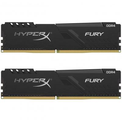 Модуль памяти для компьютера DDR4 32GB (2x16GB) 3733 MHz HyperX Fury Black Kingston (HX437C19FB3K2/32)