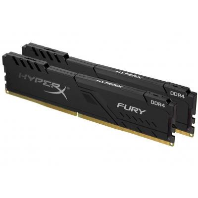 Модуль пам'яті для комп'ютера DDR4 32GB (2x16GB) 3733 MHz HyperX Fury Black Kingston (HX437C19FB3K2/32)