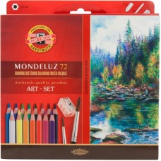 Олівці кольорові Koh-i-Noor Mondeluz акварельні 72 кольорів (3714) Олівці кольорові Koh-i-Noor Mondeluz акварельні 72 кольорів (3714)