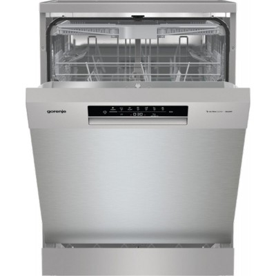 Посудомийна машина Gorenje, 16компл., A+++, 60см, дисплей, 3 кошика, AquaStop, сірий