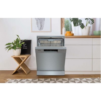 Посудомийна машина Gorenje, 16компл., A+++, 60см, дисплей, 3 кошика, AquaStop, сірий