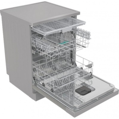 Посудомийна машина Gorenje, 16компл., A+++, 60см, дисплей, 3 кошика, AquaStop, сірий