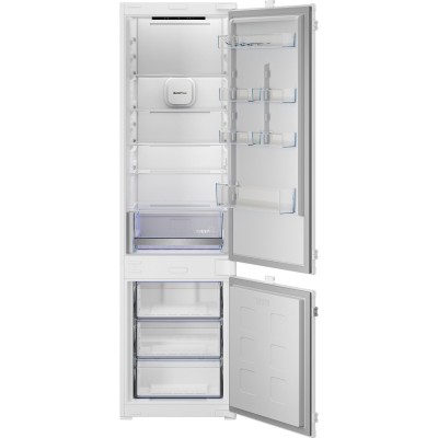 Холодильник Beko вбудований з нижн. мороз., 194x54x55, xолод.відд.-224л, мороз.відд.-76л, 2дв., D, NF, HarvestFresh, білий