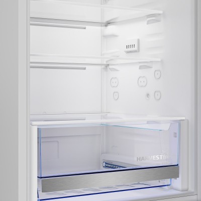 Холодильник Beko вбудований з нижн. мороз., 194x54x55, xолод.відд.-224л, мороз.відд.-76л, 2дв., D, NF, HarvestFresh, білий