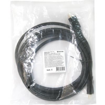 Кабель мультимедийный HDMI to HDMI 3m HDMI-10 v1.4 Defender (87457)