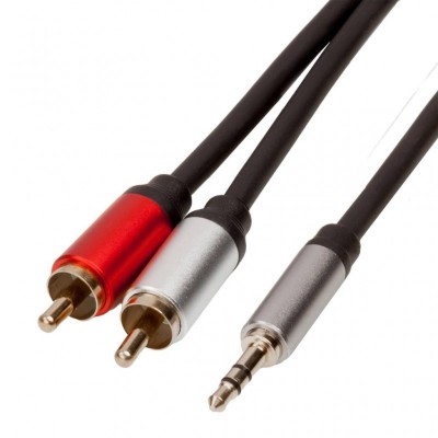 Кабель мультимедійний Jack 3.5mm M to 2xRCA 5.0m ProfCable (ProfCable1-500)