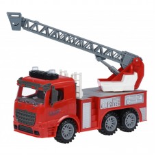 Машинка енерційна Truck Пожежна машина з висувною драбиною зі світлом і звуком 98-616AUt Машинка енерційна Truck Пожежна машина з висувною драбиною зі світлом і звуком 98-616AUt