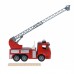 Same Toy Машинка инерционная Truck Пожарная машина с лестницей со светом и звуком