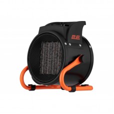 Теплова гармата електрична 2E Ceramic, 2кВт, 20м кв, 197м куб/год, керамічний нагрів. елемент (PTC), чорний Теплова гармата електрична 2E Ceramic, 2кВт, 20м кв, 197м куб/год, керамічний нагрів. елемент (PTC), чорний