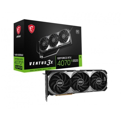 Відеокарта MSI GeForce RTX 4070 Ti SUPER 16GB GDDR6X VENTUS 3X OC