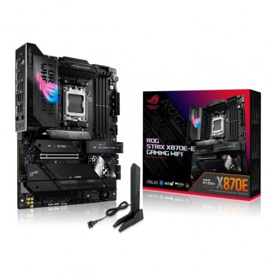 Материнcька плата ASUS ROG STRIX X870E-E GAMING WIFI sAM5 X870E 4xDDR5 M.2 HDMI WiFi BT ATX