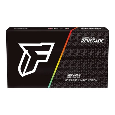 Пам'ять ПК Kingston DDR5 48GB KIT (24GBx2) 8000 FURY Renegade RGB LE XMP