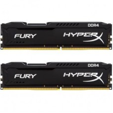 Модуль пам'яті для комп'ютера DDR4 16GB (2x8GB) 2400 MHz HyperX FURY Black Kingston (HX424C15FB2K2/16)