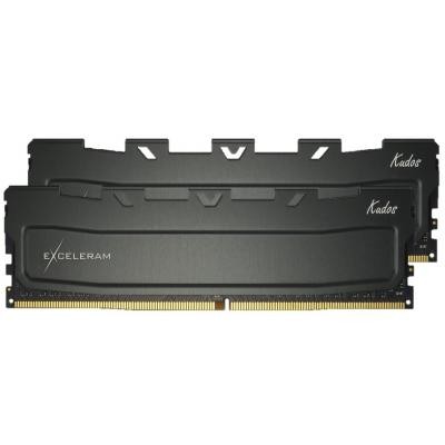 Модуль памяти для компьютера DDR4 32GB (2x16GB) 2400 MHz Black Kudos eXceleram (EKBLACK4322417CD)