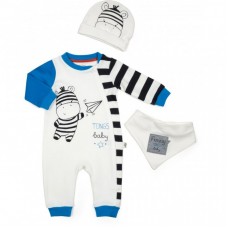 Чоловічок Tongs з шапочкою і слюнявчиком (2141-62B-blue) Чоловічок Tongs з шапочкою і слюнявчиком (2141-62B-blue)