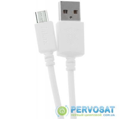 Дата кабель USB 2.0 AM to Micro 5P 2.0m CK-08 White INKAX (F_62189)