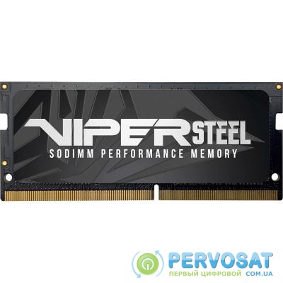 Модуль памяти для ноутбука SoDIMM DDR4 16GB 2666 MHz Viper Steel Patriot (PVS416G266C8S)