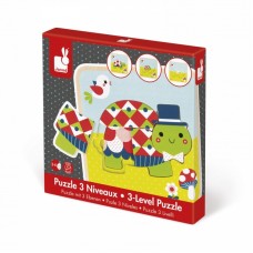 Пазл багатошаровий Janod Черепашка J07012 Пазл багатошаровий Janod Черепашка J07012