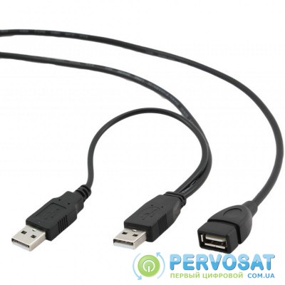 Дата кабель подовжувач USB2.0 AM/AF Cablexpert (CCP-USB22-AMAF-3)