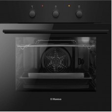 Духовка электр. Hansa, 60см, 62л, A,  гриль , емаль легкого очищення, чорний