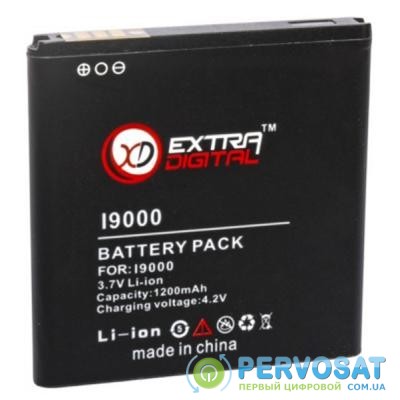 Аккумуляторная батарея для телефона EXTRADIGITAL Samsung GT-i9000 Galaxy S (1200 mAh) (BMS1129)