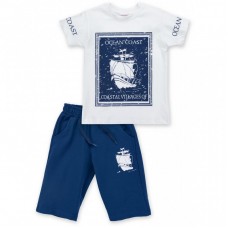 Набір дитячого одягу E&H з вітрильником (8299-140B-white) Набір дитячого одягу E&H з вітрильником (8299-140B-white)