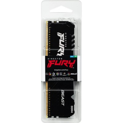 Пам'ять ПК Kingston DDR4 16GB 3600 FURY Beast RGB