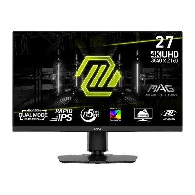 Монітор MSI 27" MAG 272URDF-E16 2xHDMI, DP, 2xUSB, Audio, IPS, 3840x2160, 160Hz, 0.5ms, sRGB 131%, FreeSync, Pivot, HDR400