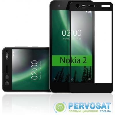 Стекло защитное Vinga для Nokia 2 Black (VTPGS-N2B)